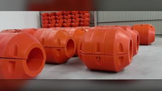ท่อ HDPE Floater สำหรับการขุดลอกและความปลอดภัยทางทะเล
