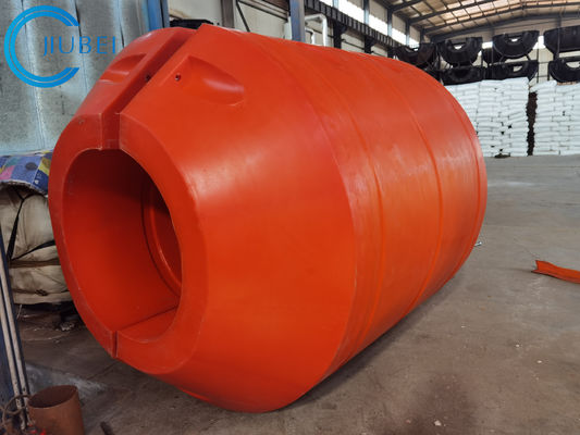 Marine Pontons Pipe Floats ทุ่นขุดลอกสีส้ม รองรับท่อ 4-6 นิ้ว