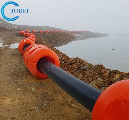 Rotomoulded PE Dredging Pipe Floats Machine Floater Marine Dredger 14 Inch