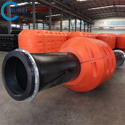 Rotomoulded PE Dredging Pipe Floats Machine Floater Marine Dredger 14 Inch