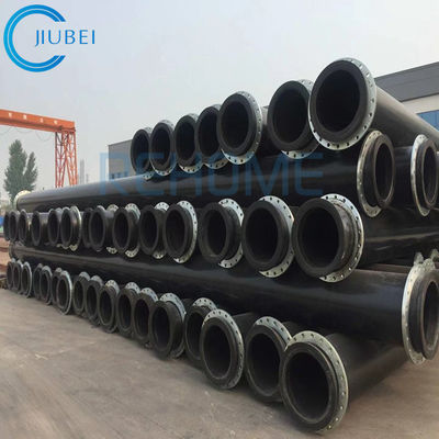 ท่อ UHMWPE สีเหลืองเส้นผ่านศูนย์กลางขนาดใหญ่ UV เสถียรสำหรับการขุด