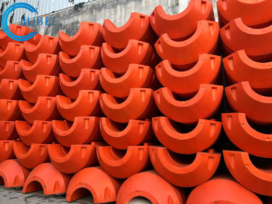 LDPE Plastic HDPE Pipe Floater Dredge Pool โพลิเอทิลีนโฟมลอยน้ำ
