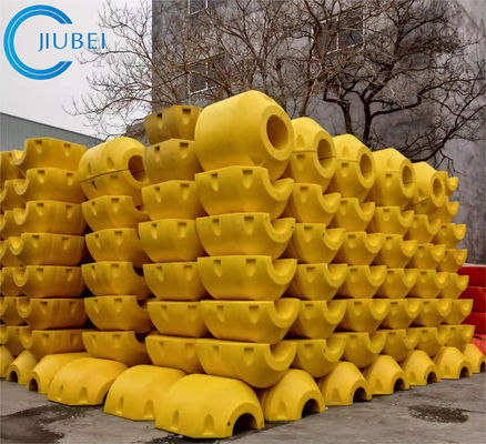 โป๊ะ HDPE ท่อ Floater ขุดลอก PE PU ใยแก้วโฟม Floater เต็ม Floater ในท่อรวม