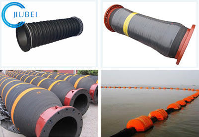 Flexible Dredging Hose Dredger Discharge Sand Mud สายยางไฮดรอลิค 10นิ้ว 11.8M