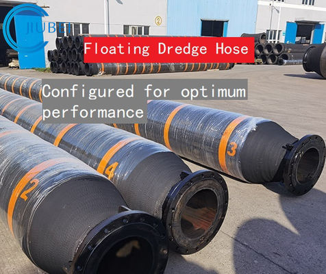 Flexible Dredging Hose Dredger Discharge Sand Mud สายยางไฮดรอลิค 10นิ้ว 11.8M