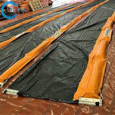 Geofabrics Silt Curtain Type II Dot Type 1 Type 3 Turbidity Curtain Type 2 พองลม
