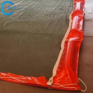 Geofabrics Silt Curtain Type II Dot Type 1 Type 3 Turbidity Curtain Type 2 พองลม