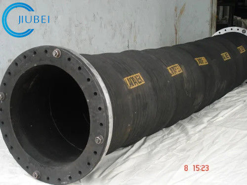ท่อยางปล่อย 4 "2" สำหรับปั๊มบ่อขนาดใหญ่เส้นผ่านศูนย์กลาง Slurry Marine Dredging