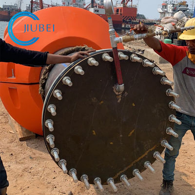 ท่อ HDPE โพลิเอทิลีนสำหรับเรือเดินทะเลสำหรับท่อขุดลอกทราย 16 นิ้ว