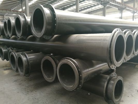Sand Pump Dredger Suction Pipeline Dredging Black Uhmwpe Tubing Dimensions Large