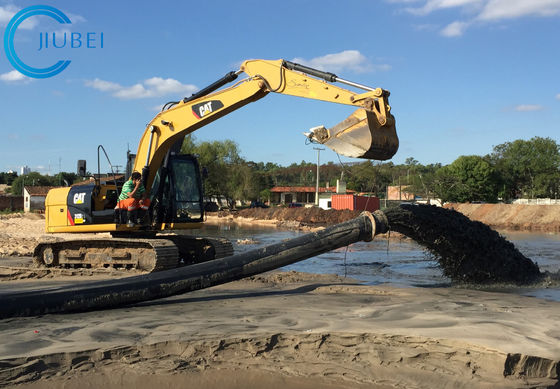 ขุดลอกท่อลอย ท่อ HDPE PE100 ทรายระบาย