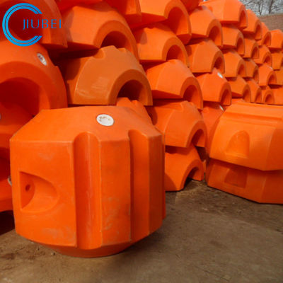 วัสดุทุ่นพลาสติก PE ลอยสำหรับ UHMWPE Dredging Pipeline Hose Flotation Collar