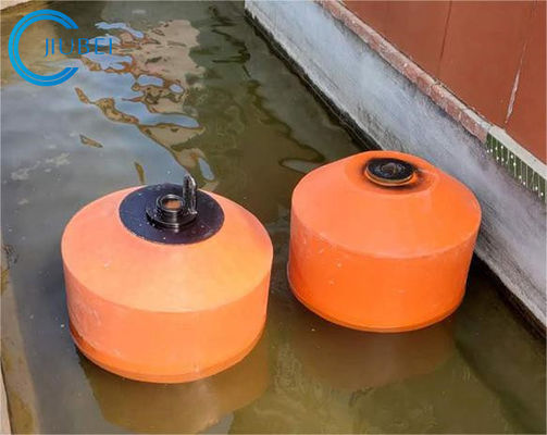 เรือเดินทะเล LLDPE รับทุ่นจอดเรือสีส้มสำหรับทำเครื่องหมาย
