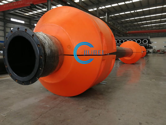 ท่อขุดลอกท่อ HDPE แบบกลมที่กำหนดเองทดแทนสำหรับโป๊ะเหล็ก