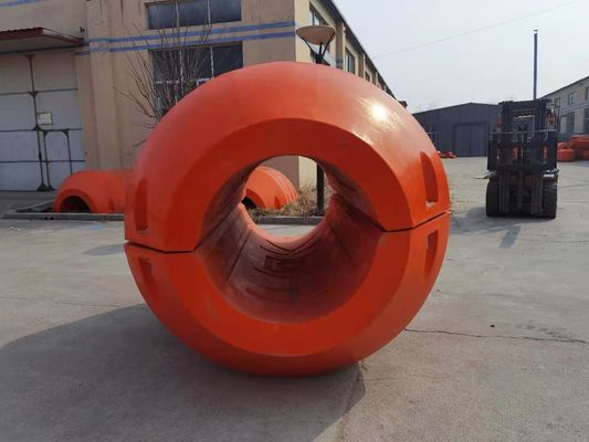 ลอยท่อ HDPE ความหนา 10 มม. พร้อมความต้านทานรังสียูวี