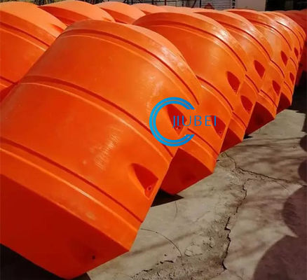 ขนาดที่กำหนดเอง PU HDPE Pipe Floater สำหรับท่อขุดลอกทางทะเลแบบลอยตัว