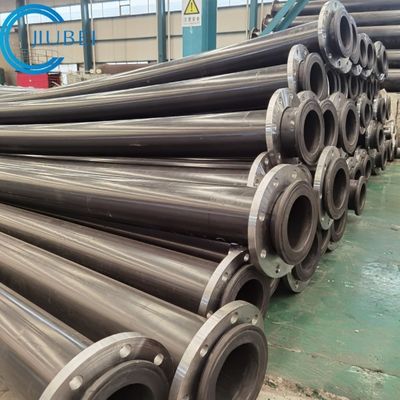 การผลิตท่อ UHMWPE ด้วยเหล็ก Flanges ผิวเรียบและ 0.25-2.5MPa ความดันการทํางาน