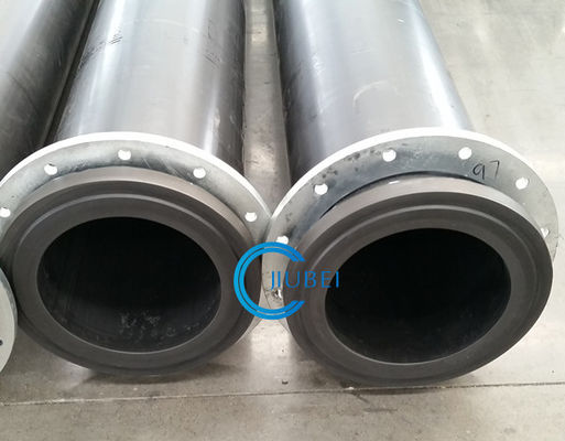 ท่อขุด UHMWPE สีดำสำหรับการใช้งานทางทะเลและเหมืองแร่