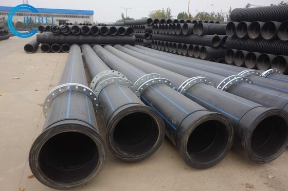 HDPE PE100 ท่อขุดด้วยความยืดหยุ่นที่ดีและความทนทานต่อการกระแทก