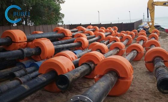 DN315 HDPE ท่อลอยด้วย PE Hull และความหนาแน่นสูง PU Foam เติมภายใน