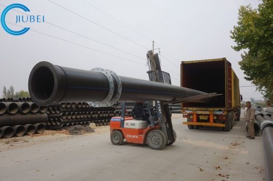 การเชื่อมต่อการปั่น DN500 HDPE Pipeline กับความยืดหยุ่นที่ดี
