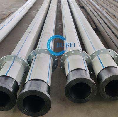 5.8/11.8m ต่อความยาว HDPE ท่อการบดกระจกที่กําหนดเอง