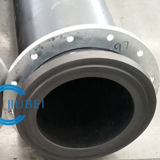การผลิตท่อ UHMWPE ด้วยเหล็ก Flanges ผิวเรียบและ 0.25-2.5MPa ความดันการทํางาน