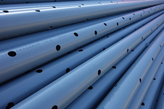 ราคาท่อชลประทานระบายน้ําระบายน้ํา PVC ความดันสูง UPVC ขุด 2 นิ้ว 4 นิ้ว