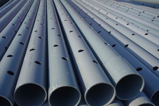 ราคาท่อชลประทานระบายน้ําระบายน้ํา PVC ความดันสูง UPVC ขุด 2 นิ้ว 4 นิ้ว