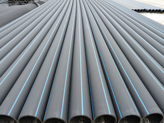 ท่อขุดที่ทนทานแข็งแรง HDPE PE100/PE80 ด้วยความทนทานต่อการบดทนต่อการใช้งานหนัก