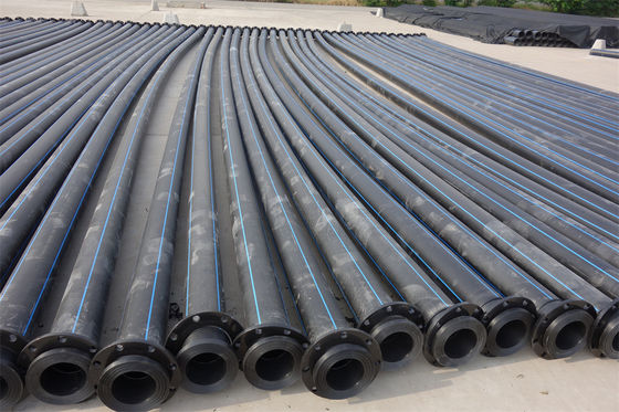 ทนต่อสนิมและกัดกรองทางเคมี HDPE Pipe 5.8/11.8m ความยาวเบาสําหรับการขนส่งง่าย