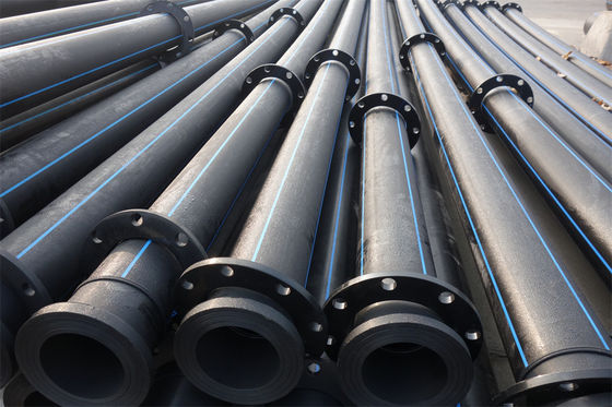 ทนต่อสนิมและกัดกรองทางเคมี HDPE Pipe 5.8/11.8m ความยาวเบาสําหรับการขนส่งง่าย