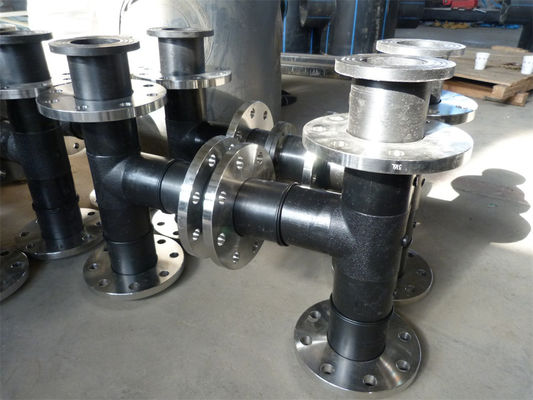 การเชื่อมต่อการปั่น การบดท่อ HDPE อุณหภูมิ -60-80 องศา ความหนาที่กําหนดเอง