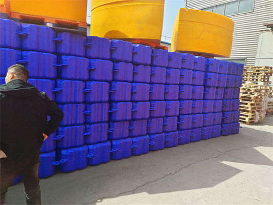 สีส้ม HDPE ท่อ floater สําหรับสิ่งแวดล้อม Dredging แก้ไขการกําจัดฝุ่น