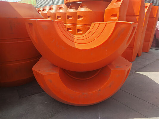 ทุ่นลอยท่อขุด HDPE ให้แรงลอยตัวและการรองรับสำหรับท่อส่งและท่อส่งในสภาพแวดล้อมการขุดที่หลากหลาย